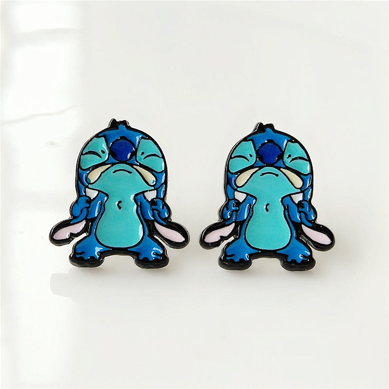 Alloy cartoon anime earrings (Minimo de Compra 5) MYA-KuB025