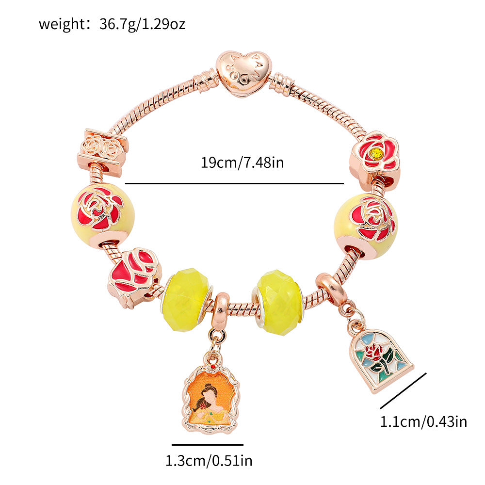 Alloy cartoon anime bracelet (Minimo de Compra 5) MYA-ZhuoX023