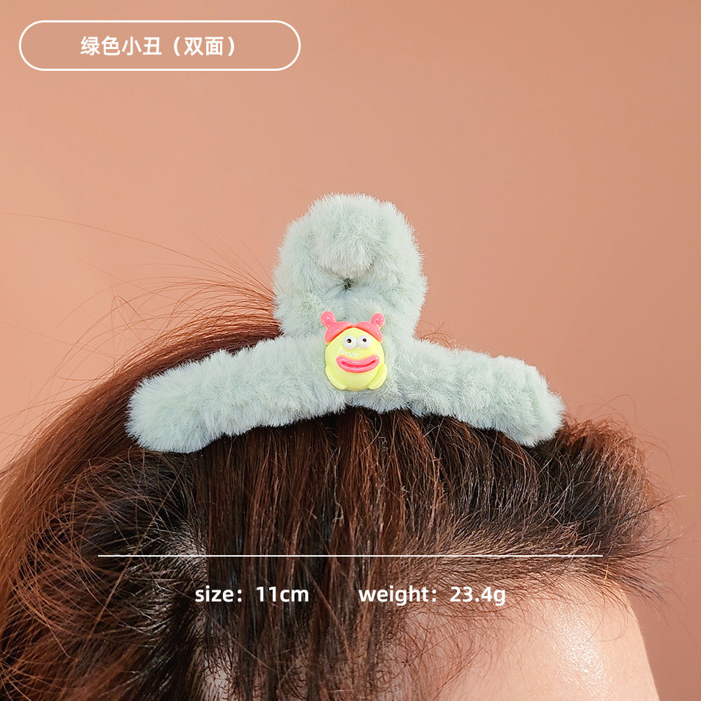 Plush cartoon cute hair clip MYA-WoD006