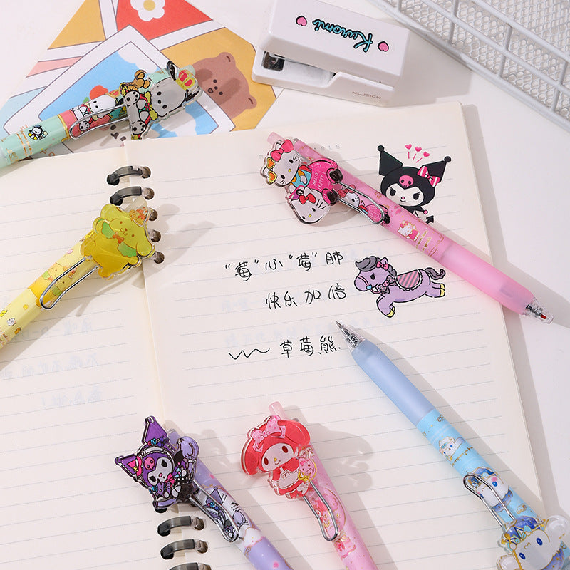 Plastic cute wacky press the neutral pen 36PCS MIC-YJN011