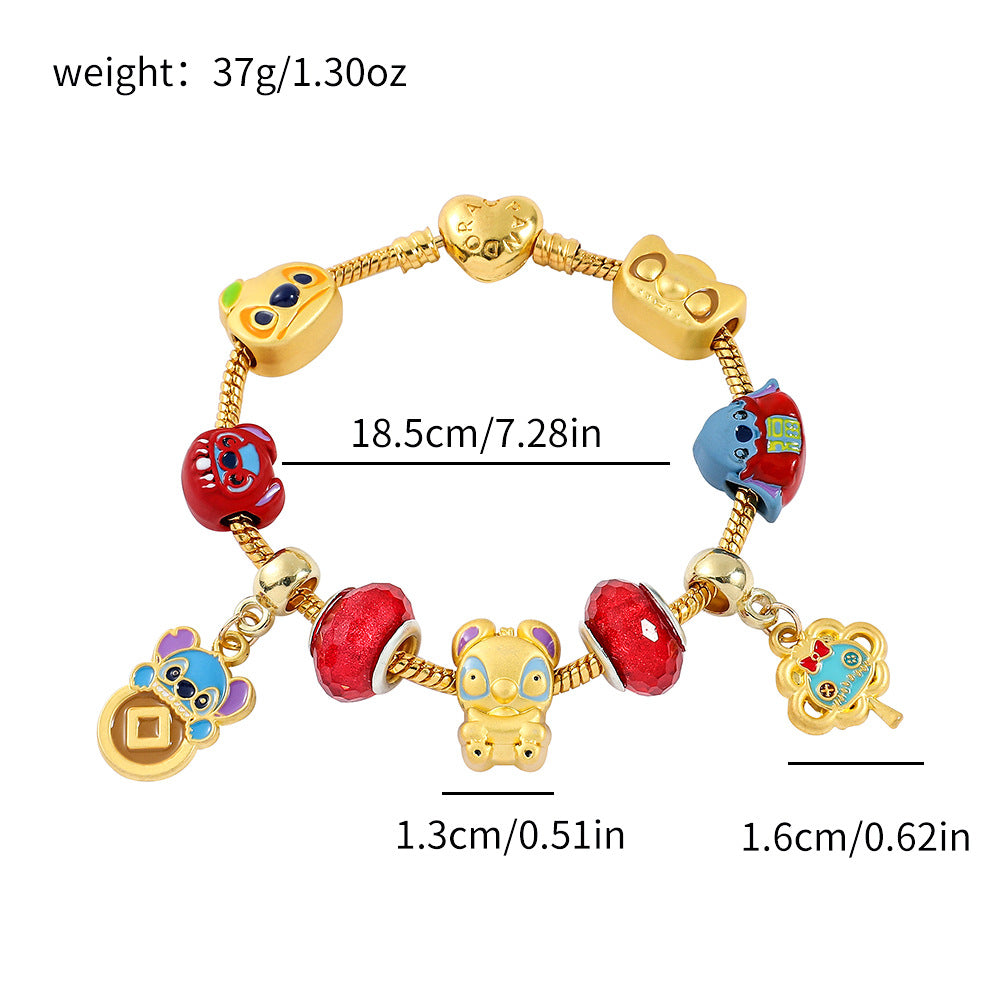 Alloy cartoon anime bracelet (Minimo de Compra 5) MYA-ZhuoX023