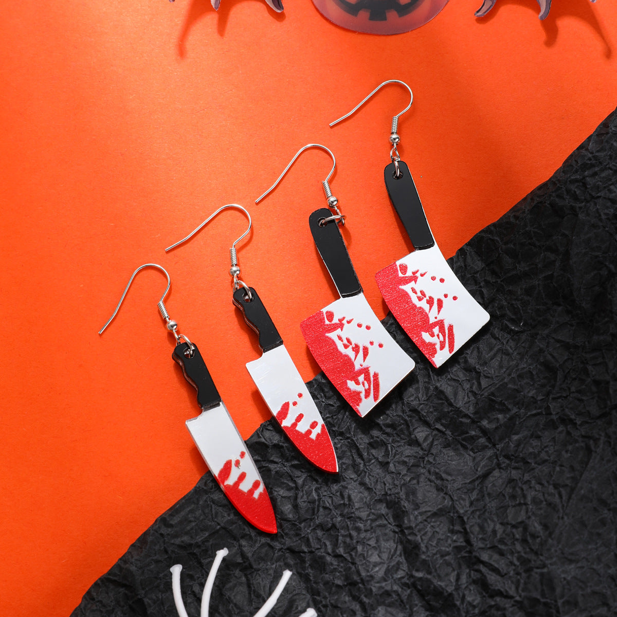 Acrylic New Halloween Collection Earrings (Minimo de compra 2) MYA-GanL037