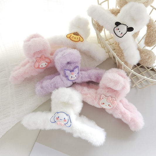 Plush cartoon cute hair clip MYA-WoD006