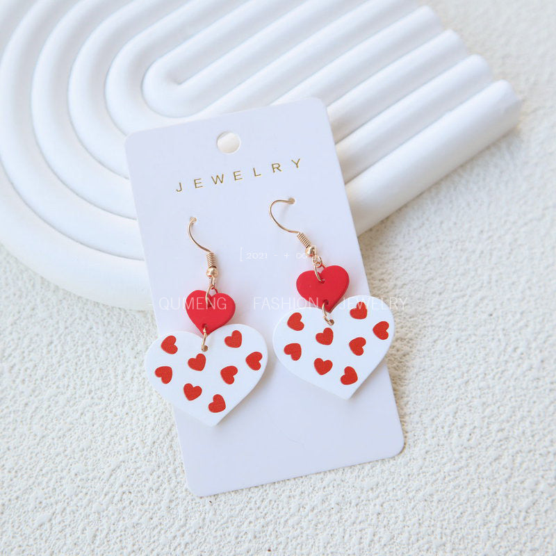 Acrylic Love Earrings MIC-OuG091