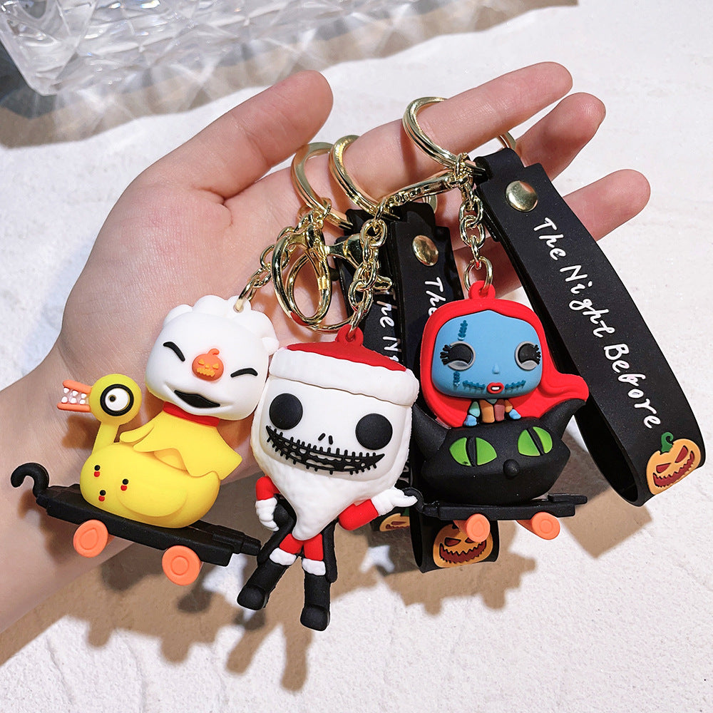 PVC Christmas Eve Scary Keychain  MYA-QiC016