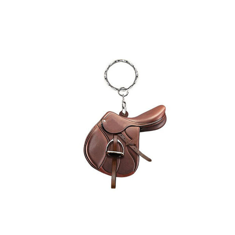 Keychain Acrylic Western Cowboy Saddle Keychain Minimo de compra 5 MIC-YunS001