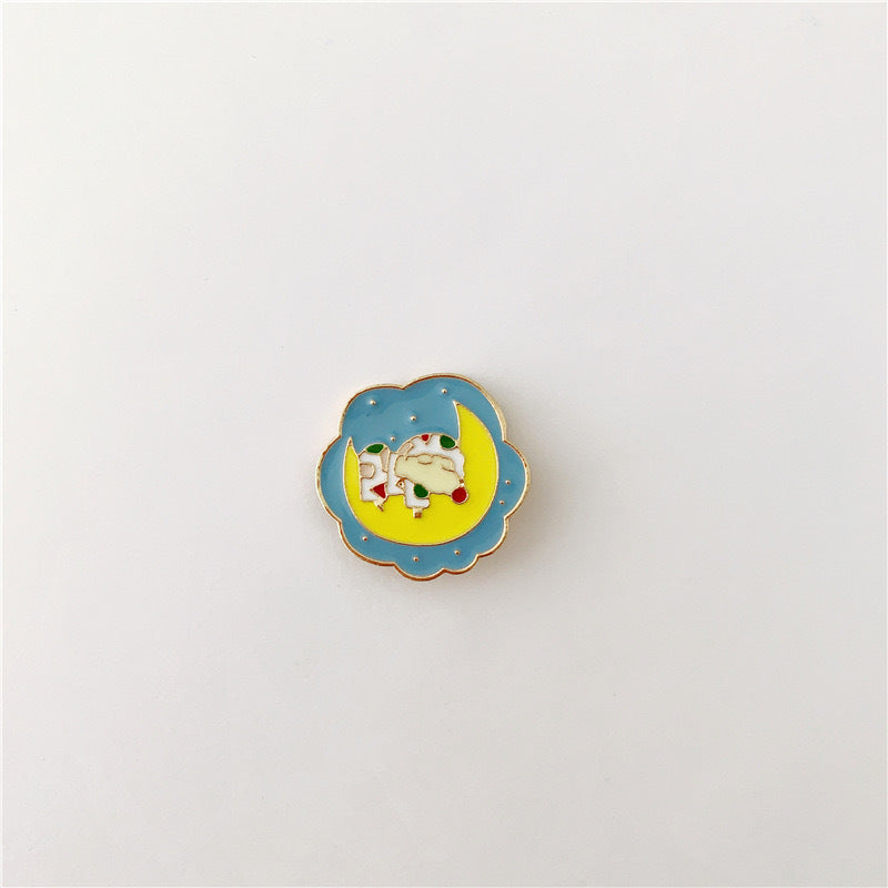 Alloy cute anime character brooch MIC-KaL031