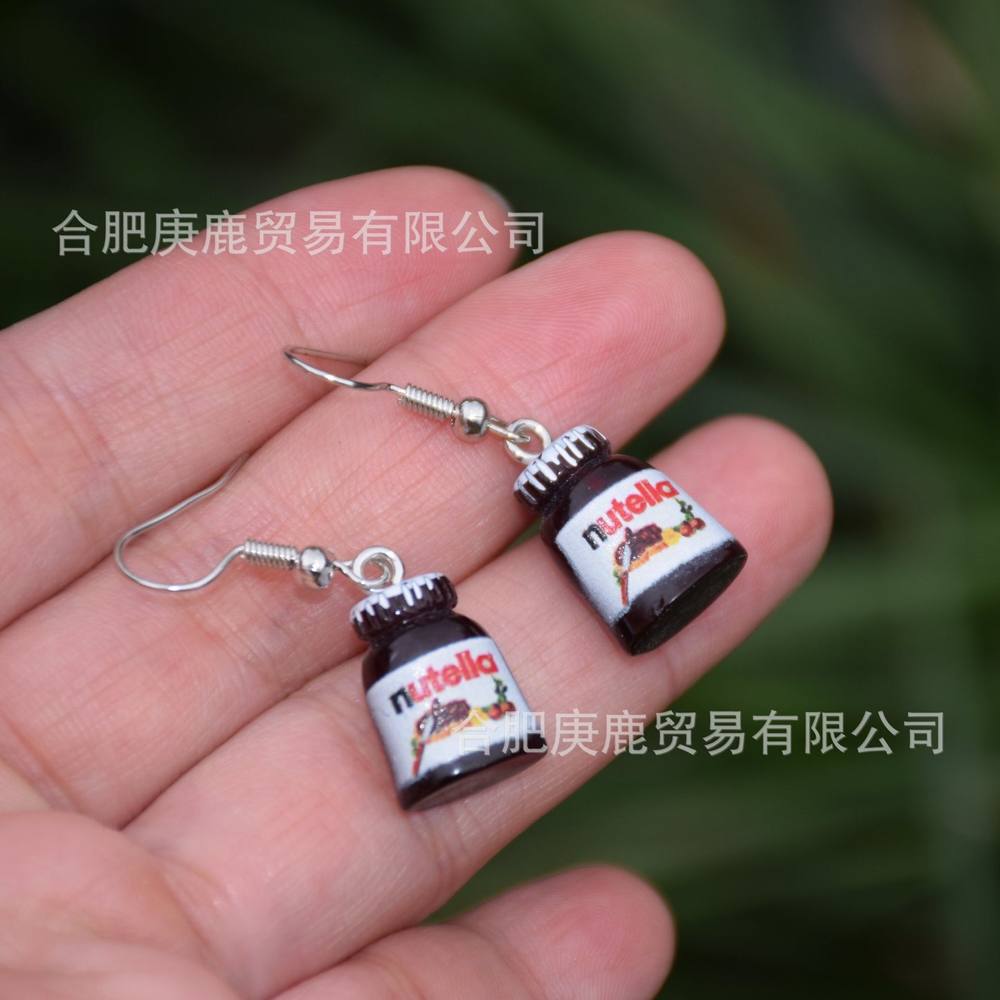 Alloy resin food earrings (Minimo de compra 2） MIC-GenL001