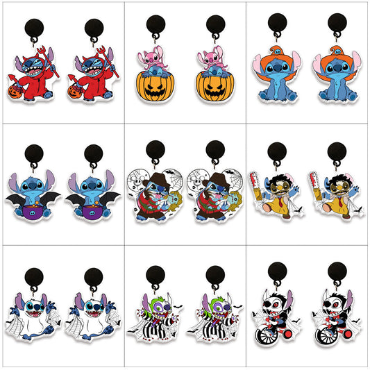 Alloy cartoon cute earrings (Minimo de Compra 2) MYA-ZhaoH001