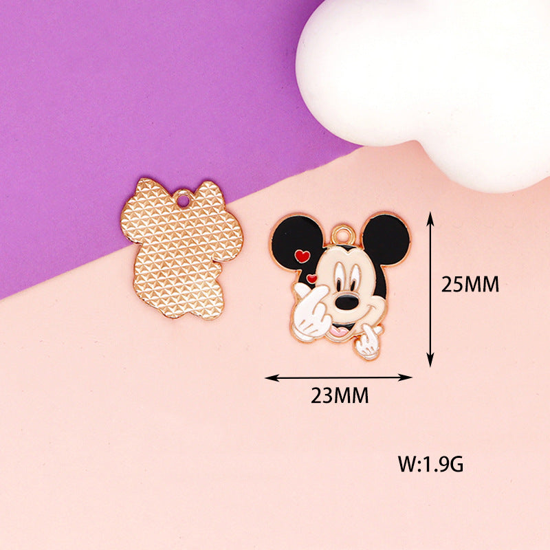 Alloy cartoon small animal pendant (Minimo de Compra 10) MIC-JingX010