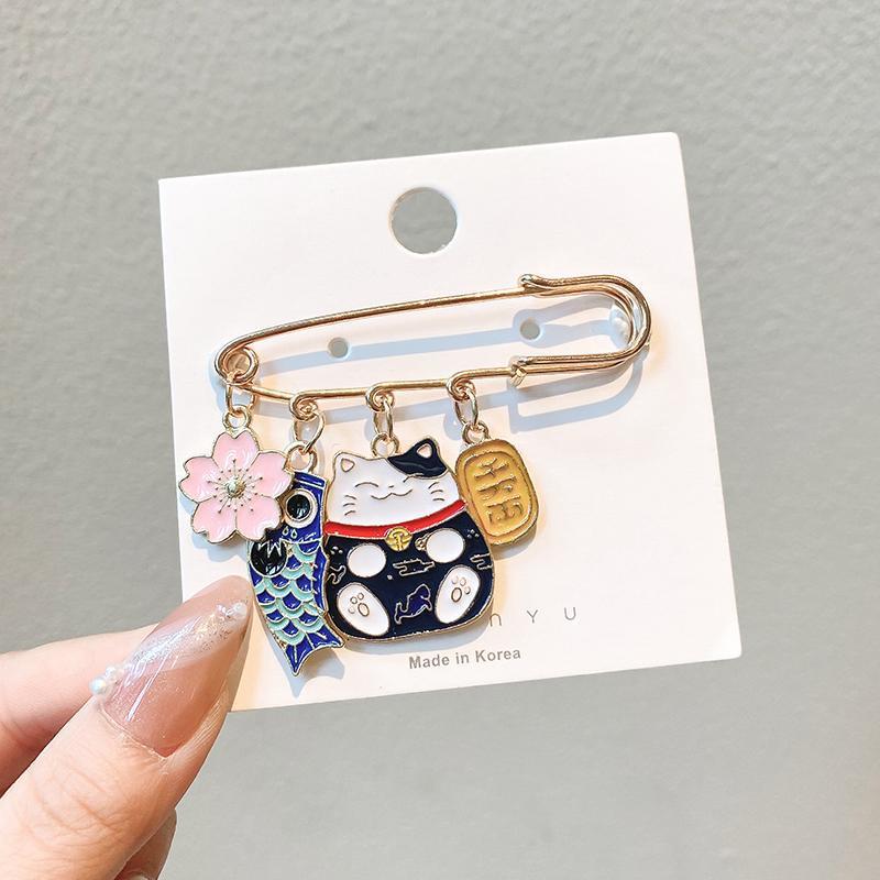 Alloy cartoon personalized brooch (Minimo de compra 6) MIC-ShengM018