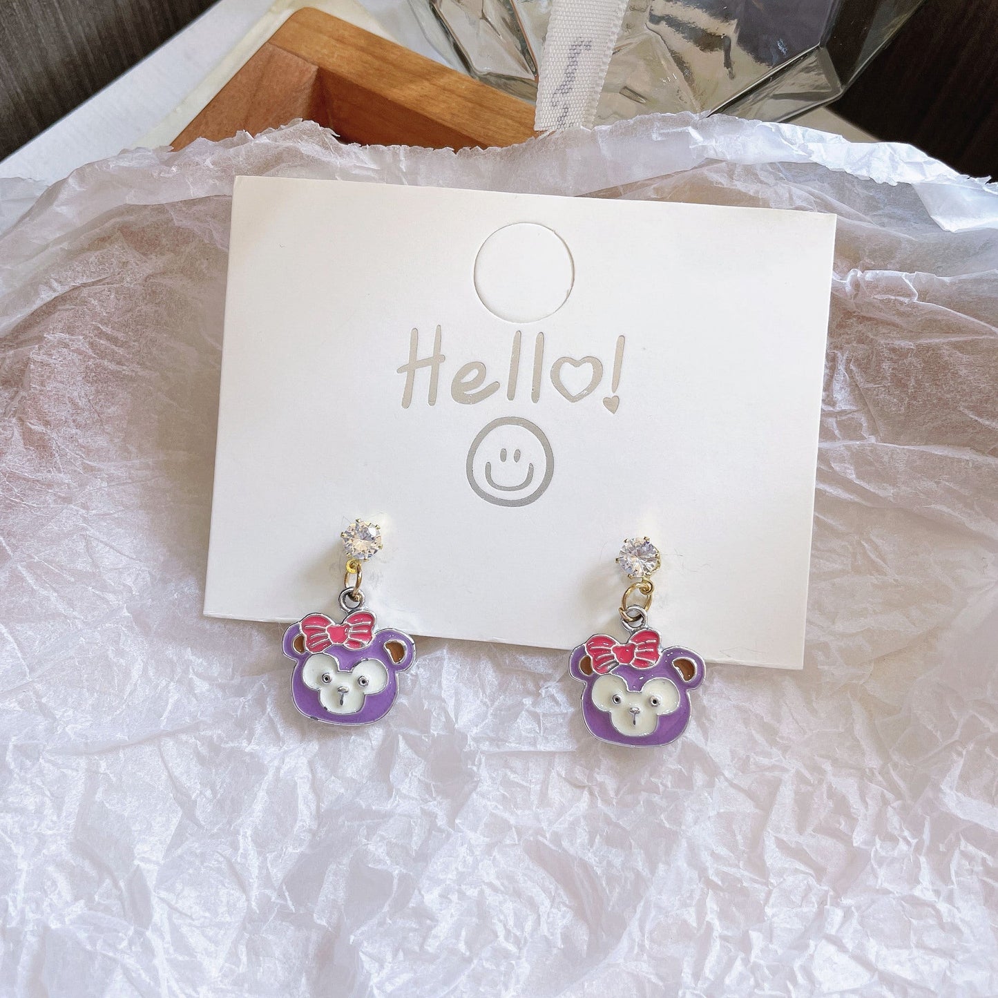 Alloy animation earrings MIC-YiJ013