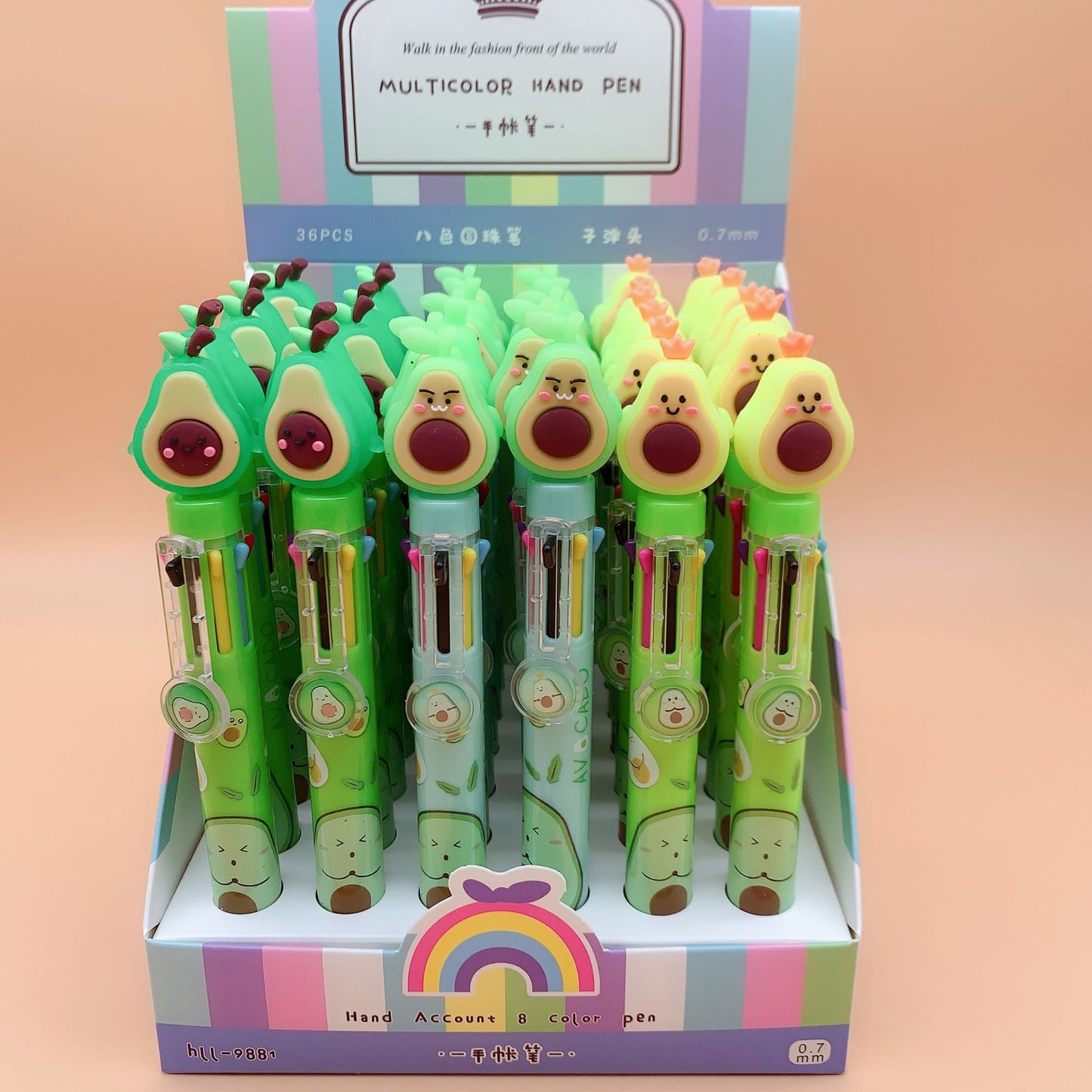 Acrylic lovely doll neutral pen 36PCS MIC-HongL014