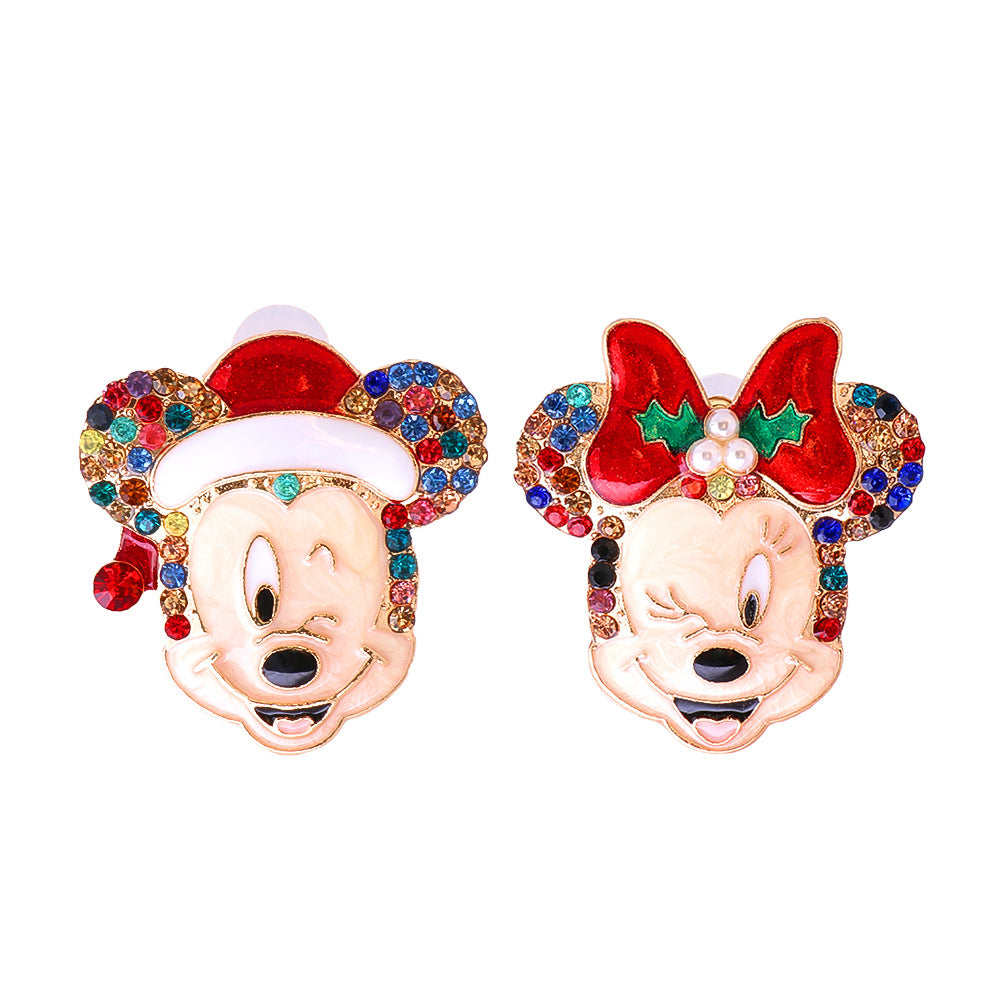 Alloy cartoon cute earrings MIC-JuJ014