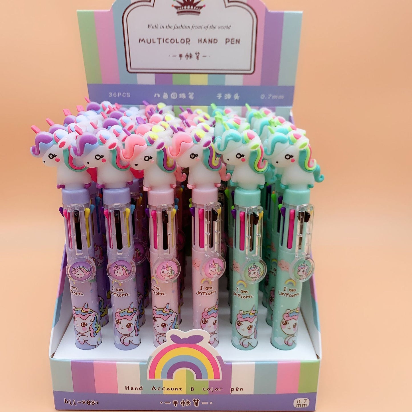 Acrylic lovely doll neutral pen 36PCS MIC-HongL014