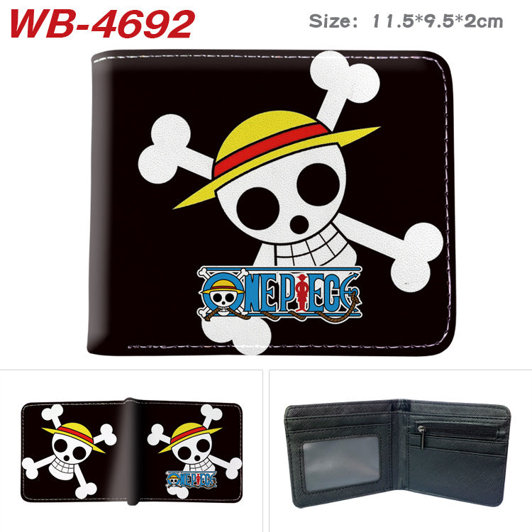 Cartoon pu leather half fold two fold character wallet MIC-ManC004