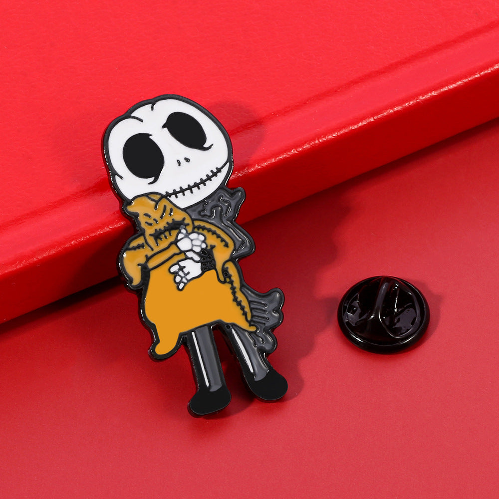 Alloy Halloween Jack Cat brooch (Minimo de Compra 2) MIC-ShengY048