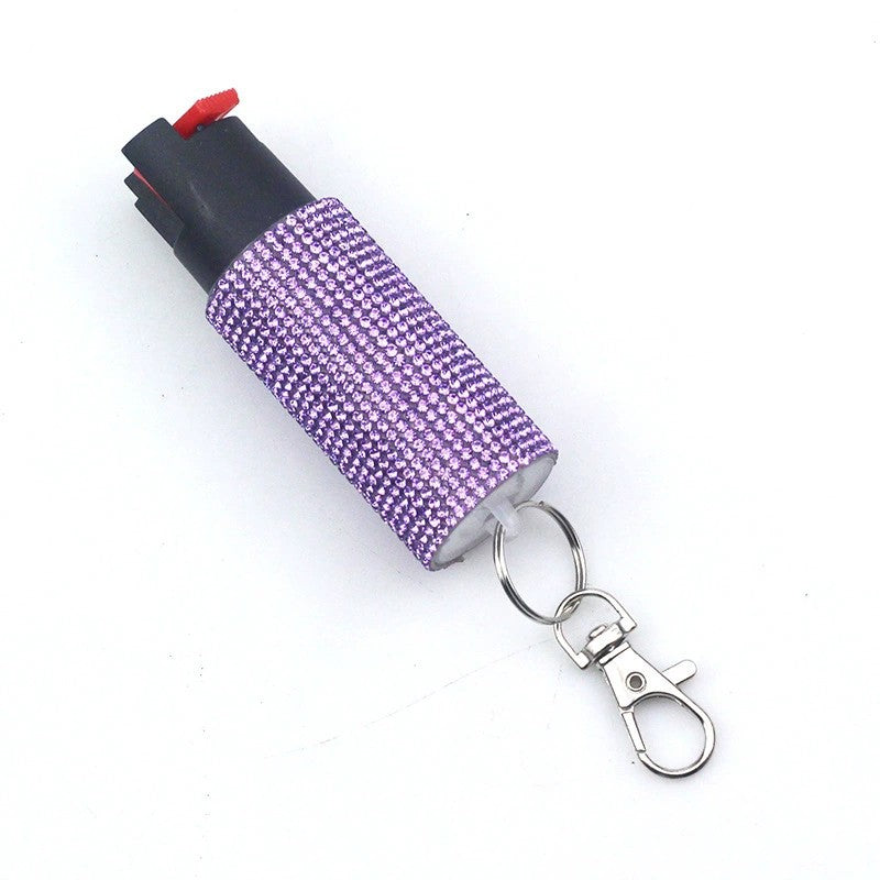 alloy PU anti wolf keychain CanW019