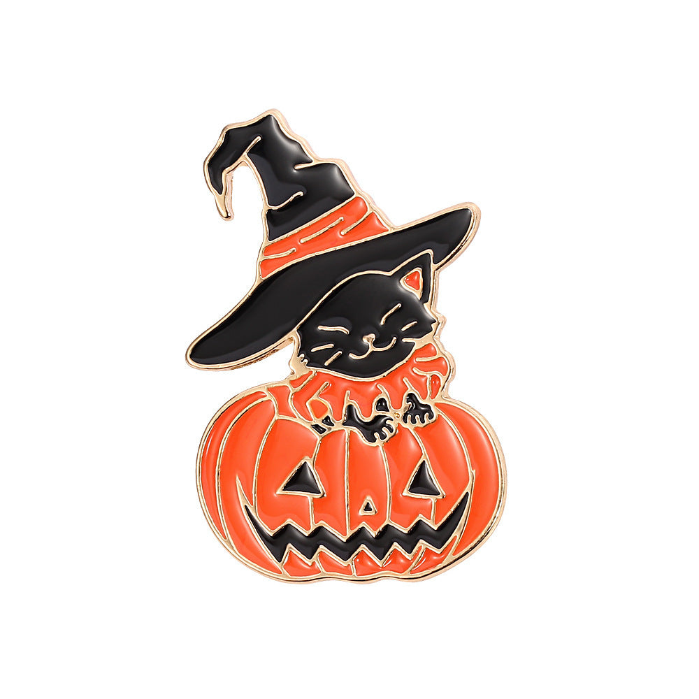 Alloy Halloween pumpkin brooch (Minimo de Compra 2) MIC-ShengY042