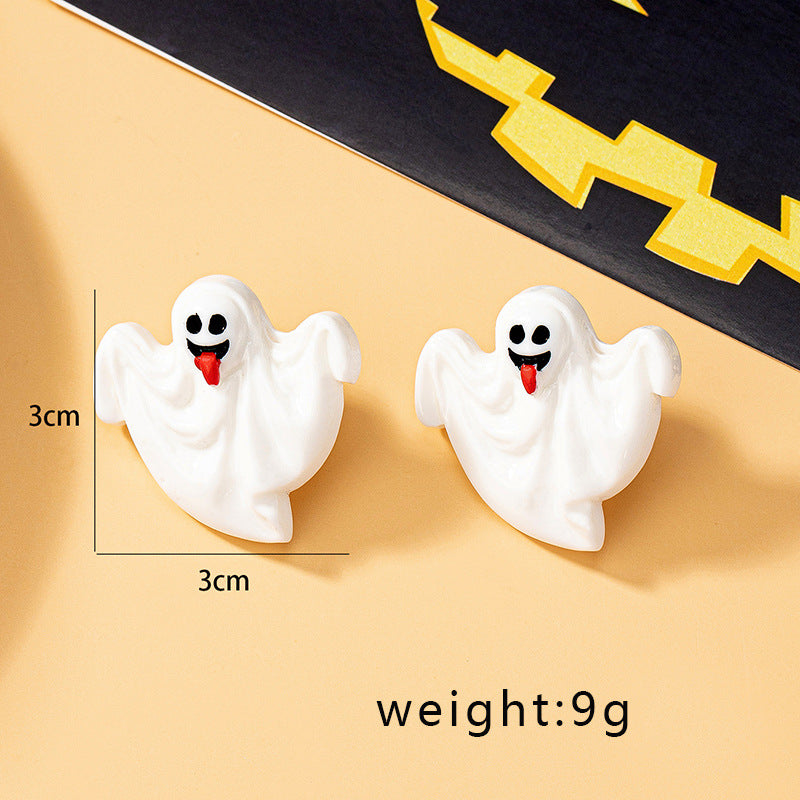 Alloy Cute Ghost Earrings MYA-JLD007