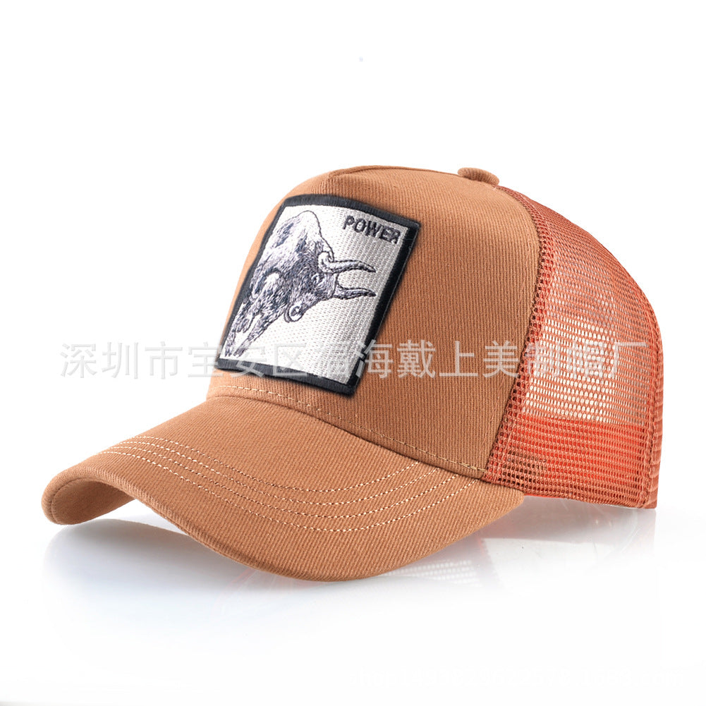 Nylon embroidered animal Baseball cap MYA-DSM015