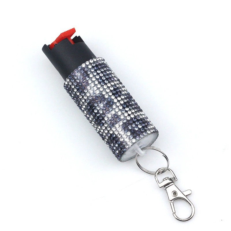 alloy PU anti wolf keychain CanW014