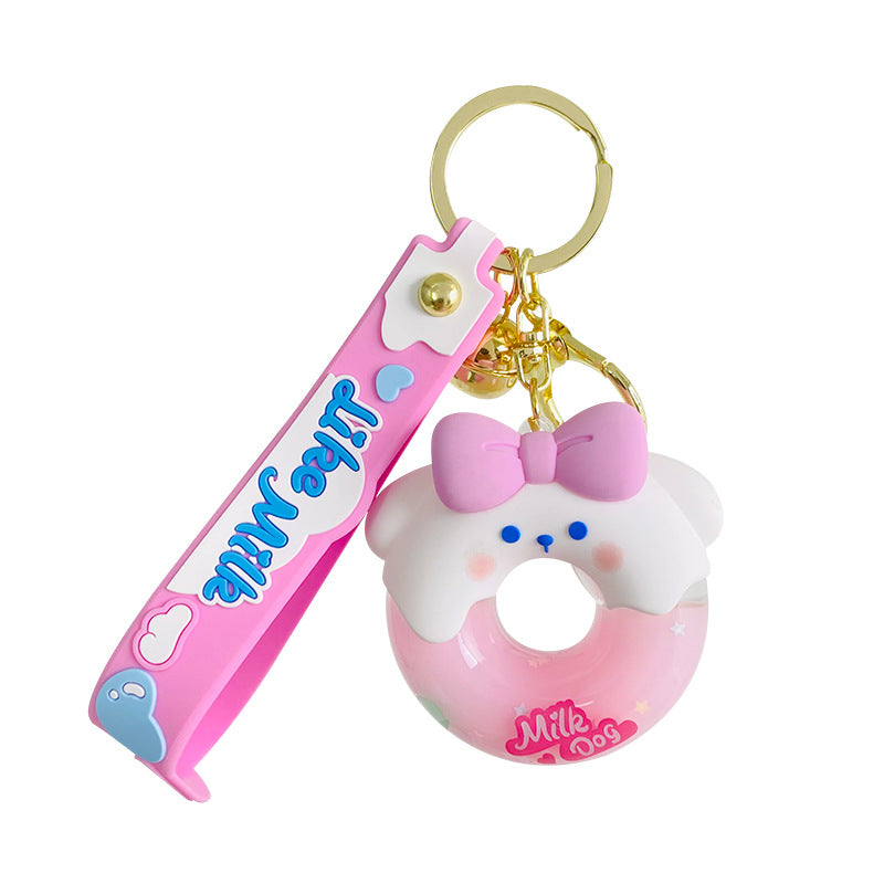 PVC cute donut keychain MIC-HongL004