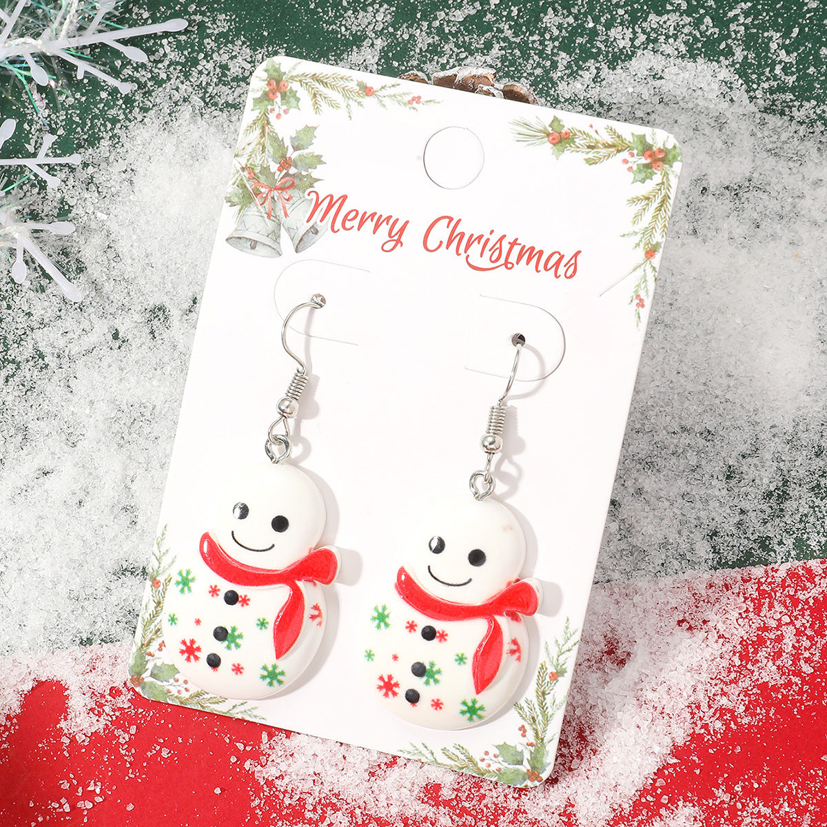 Acrylic New Christmas Series Earrings MIC-JunJ018