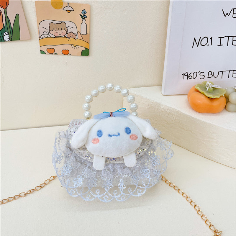 PU cute cartoon pearl handbag (Minimo de compra 3) MIC-BSCR003