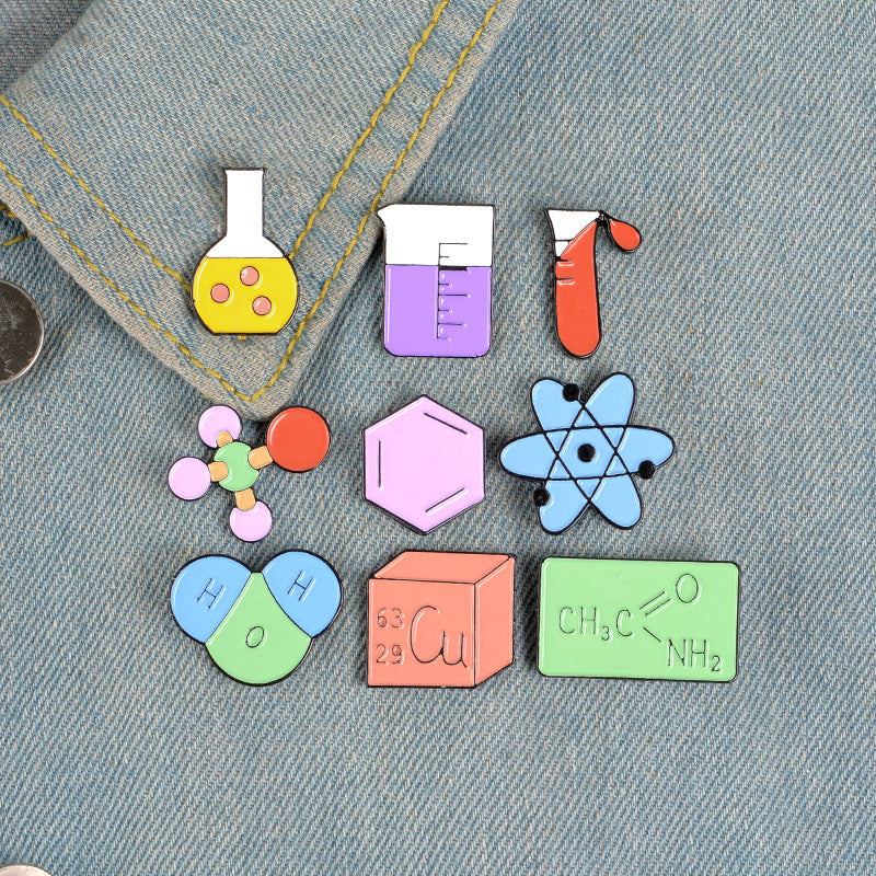 Alloy chemical products brooch (Minimo de Compra 2) MIC-QinS013