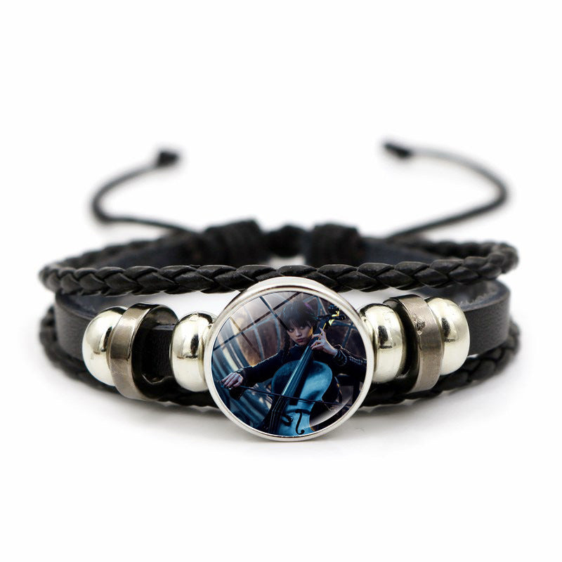 alloy vintage leather bracelets MIC-BT-JiaY007