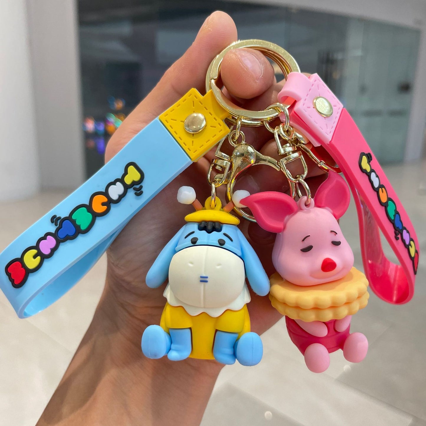 PVC New Winnie Bear Keychain MIC-YaoP023