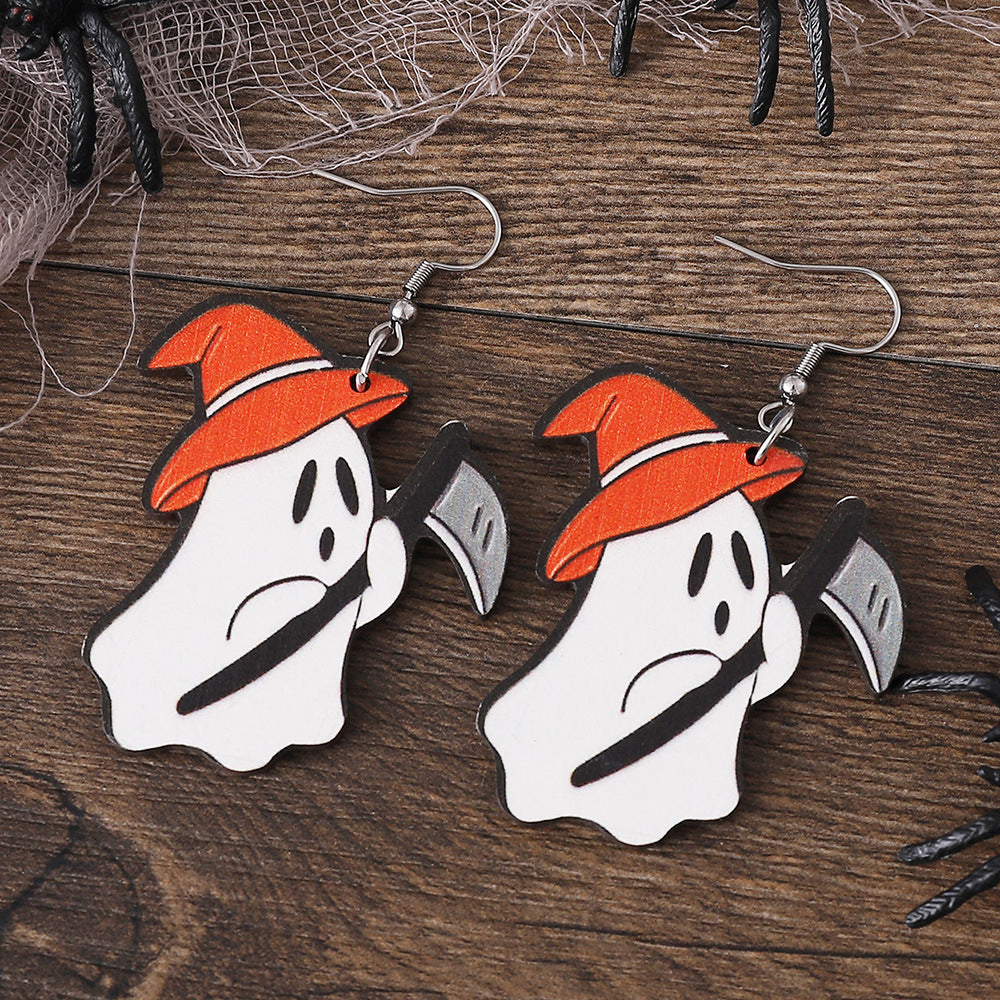 Acrylic New Halloween Collection Earrings (Minimo de Compra 2) MYA-ChuL001