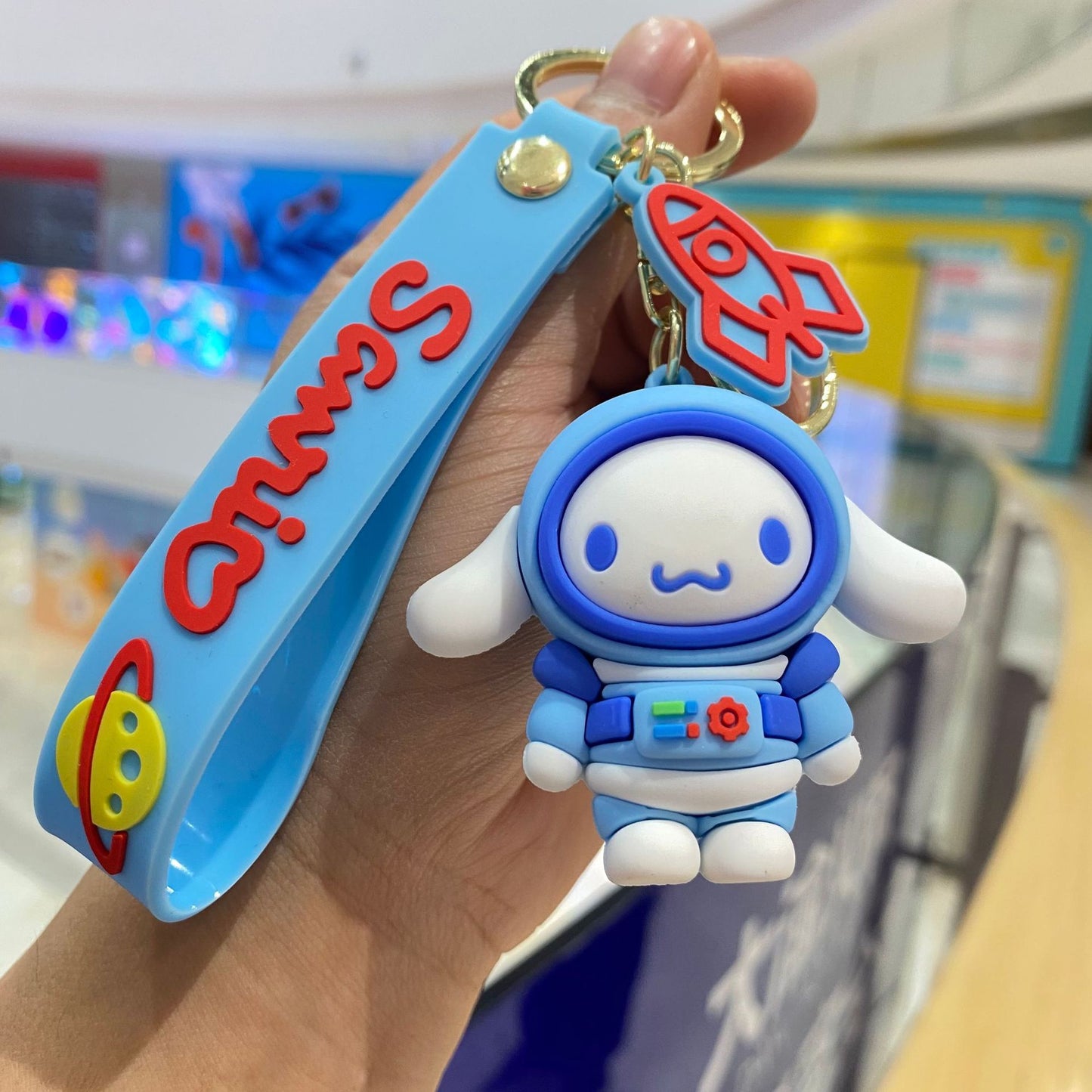 PVC creative space cartoon keychain (Minimo de Compra 2) MIC-PengY021