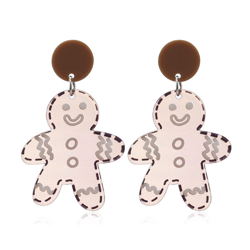 Alloy Christmas Element Earrings MIC-KaiQ033