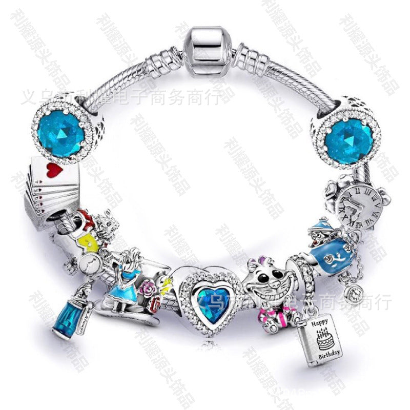 Alloy DIY Pandora Cartoon Bracelet MIC-LiY032