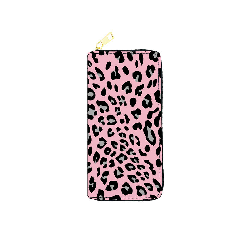 PU snake print leopard print wallet (Minimo de compra 3) MYA-JiR048