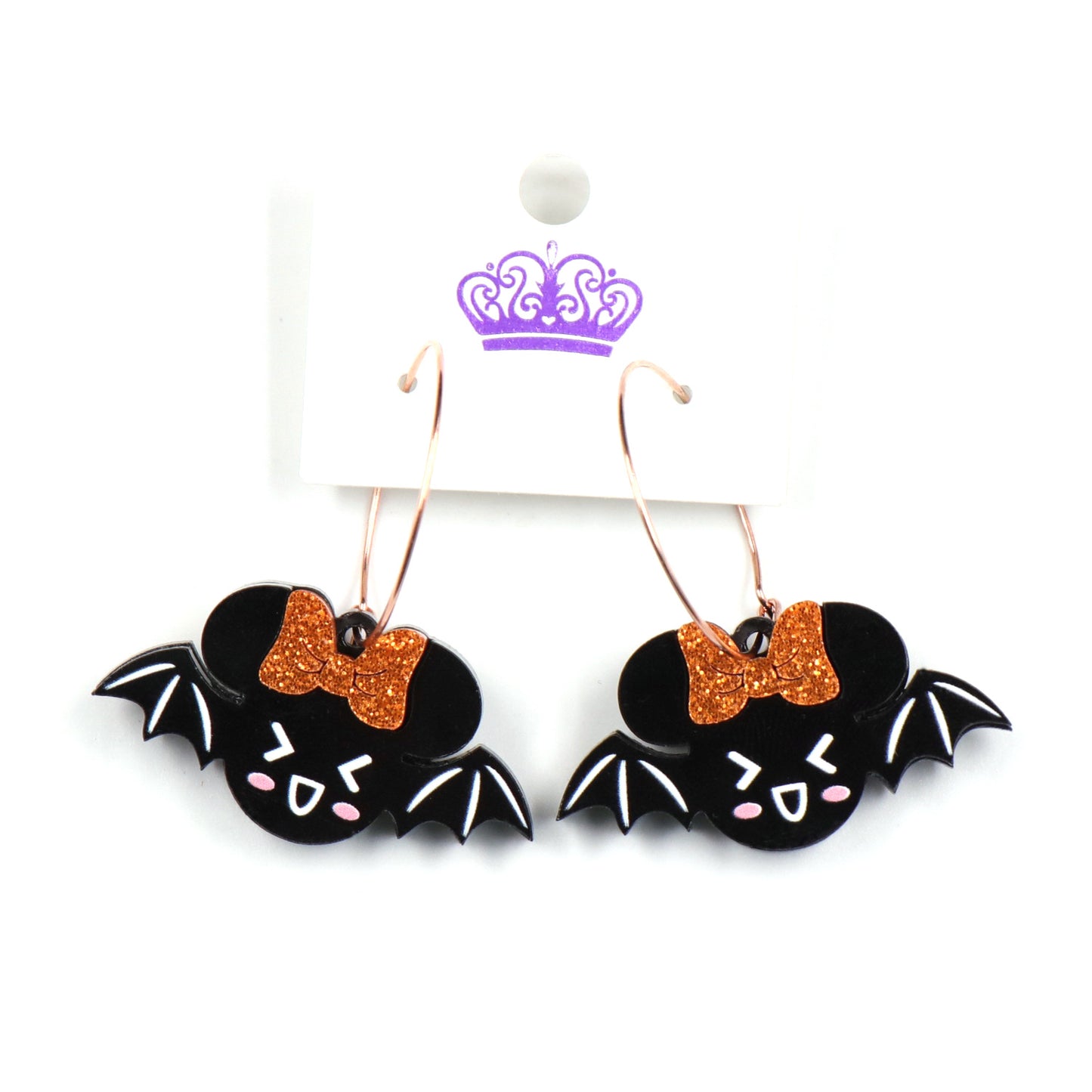 Acrylic Halloween Mouse Earrings (Minimo de compra 5) MIC-XiaoY030