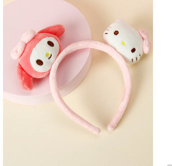 Silicone cute cartoon hairband (Minimo de compra 10)  MIC-LangK016