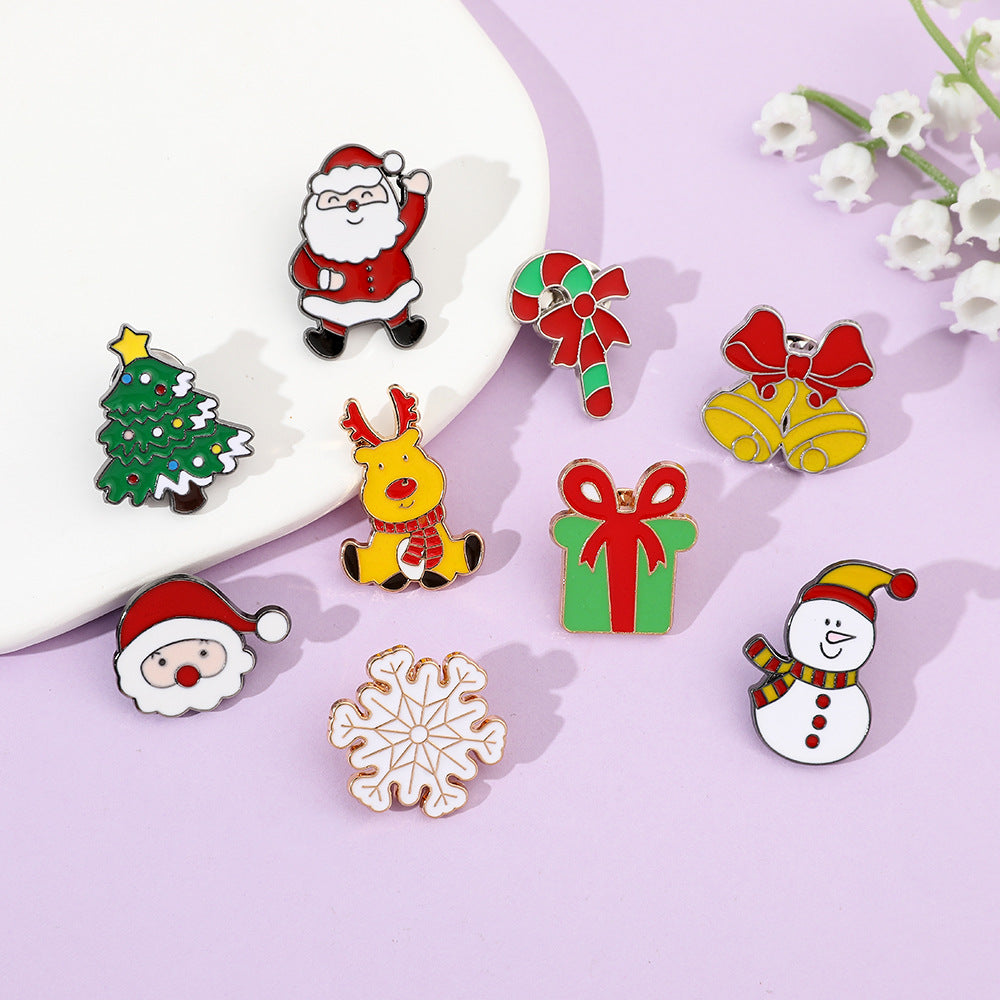 Alloy Christmas creative brooch (Minimo de Compra 2) MIC-HaoY009