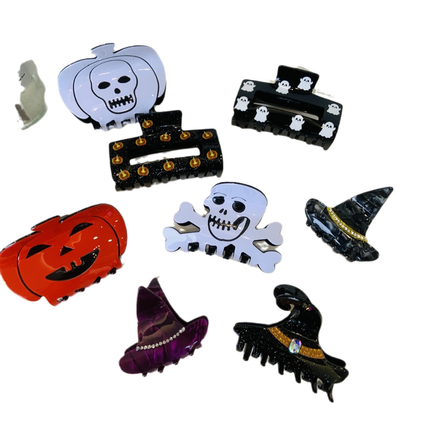 Plastic Pumpkin Magic Hat Hair Clip (Minimo de Compra 2) MIC-AZX020