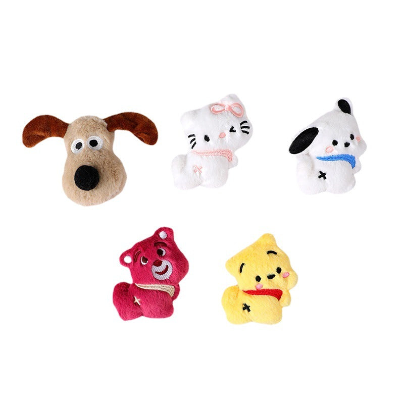 Plush cartoon cute brooch MIC-ZhanY007