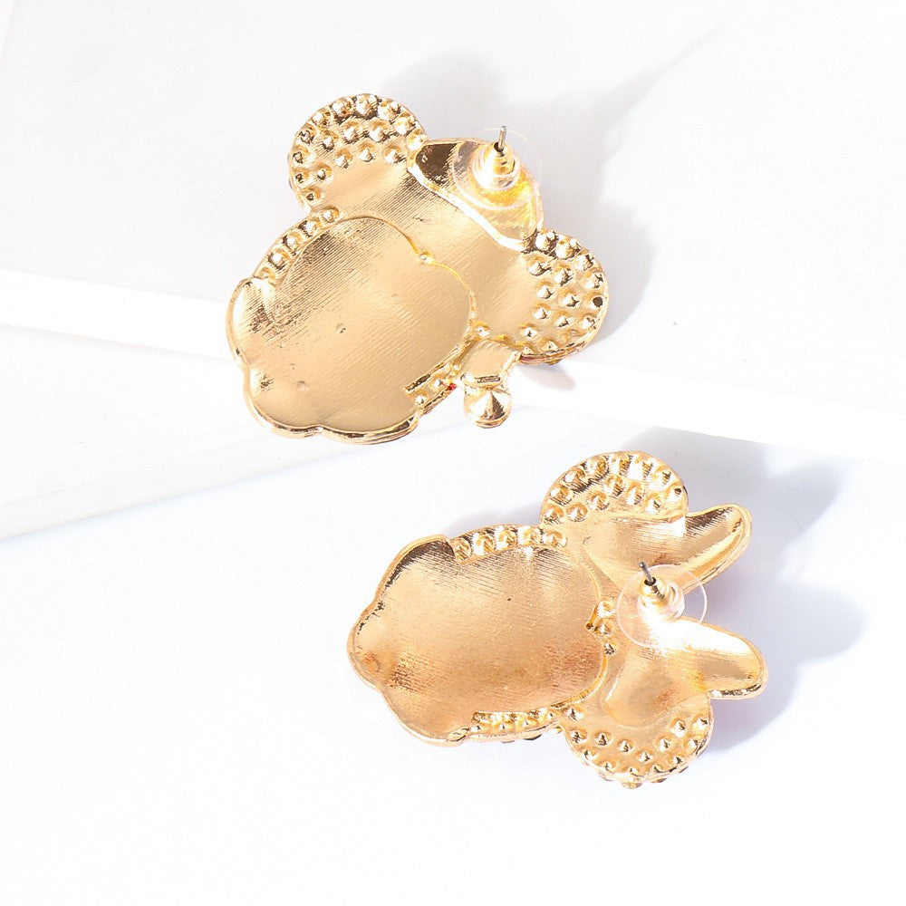 Alloy cartoon cute earrings MYA-JuJ017