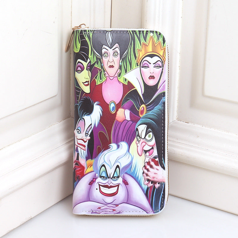 PU cartoon cute queens wallet (Minimo de Compra 3) MYA-BenF024