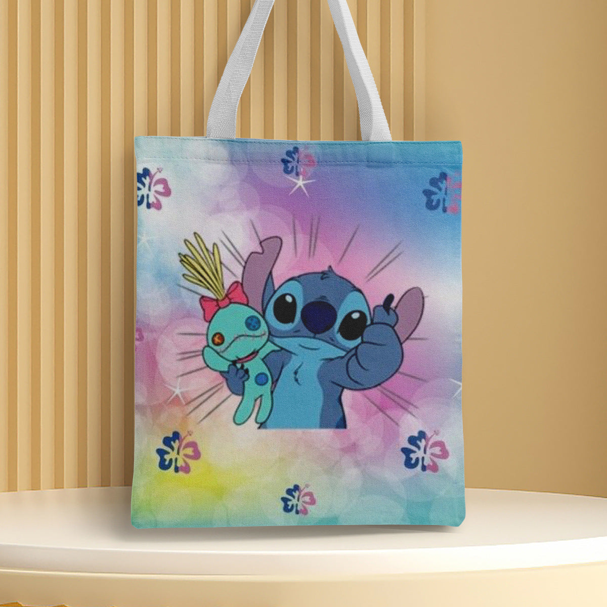 Polyester cartoon printed canvas bag (Minimo de Compra 2) MYA-QB001