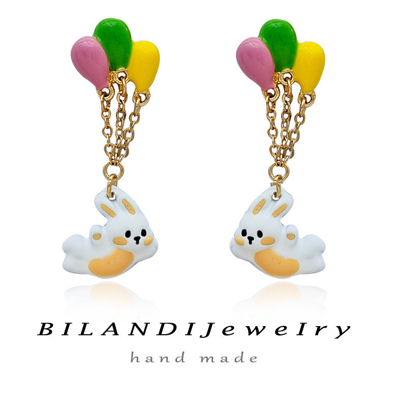 Alloy Cute Candy colored Balloon Earrings MYA-BLD101