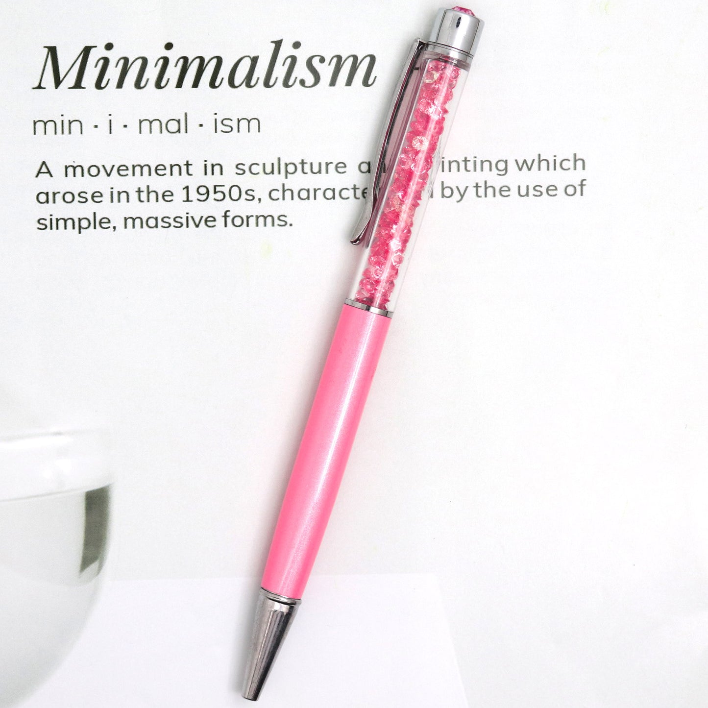 Plastic Diamond Crystal Pen YiShg001