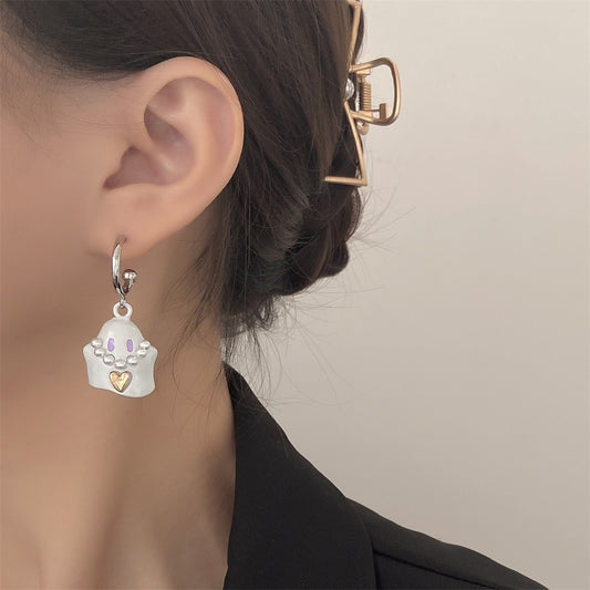 Alloy cute villain ghost earrings MIC-YiY011