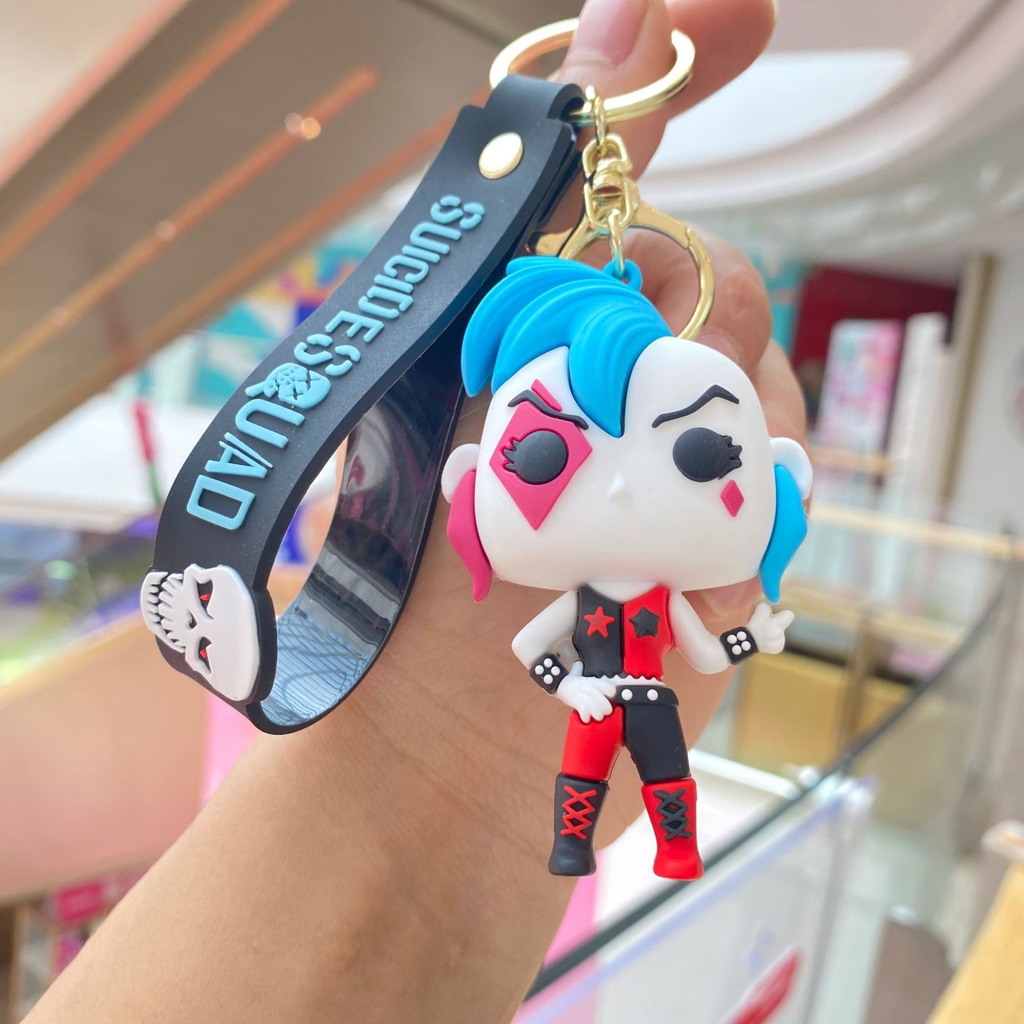 PVC cute cartoon suicide team keychain (Minimo de Compra 2) MIC-PengY006