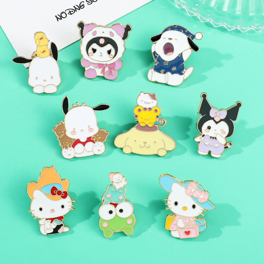 Alloy cartoon cute brooch (Minimo de compra 2) MIC-ZhuoL007